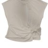 Camiseta negra con lazada lateral - Imagen 4