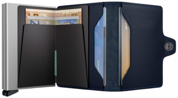 Cartera Secrid Twinwallet Original Marino-Plata - Imagen 4