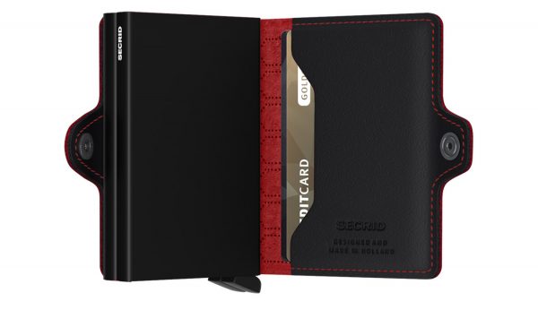 Cartera Secrid twinwallet fuel black-red - Imagen 4