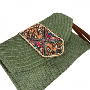 Bolso Cartera rafia
