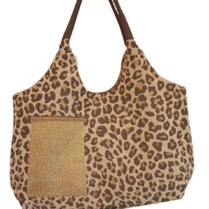 Bolso doble asa brillos