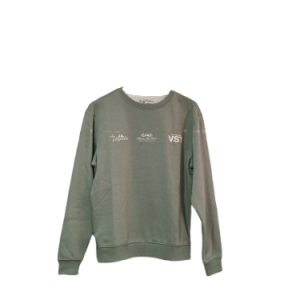 Sudadera la vespita. Hombre. Cuello redondo